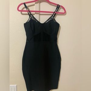 Black Windsor midi/mini dress only used once